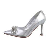 Damen High-Heel Pumps - silver