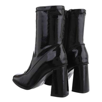 Damen High-Heel Stiefeletten - black