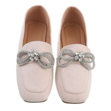 Damen Slipper - beige