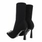 Damen High-Heel Stiefeletten - black