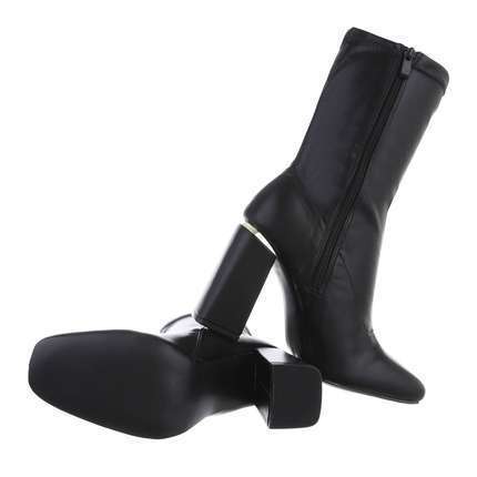 Damen High-Heel Stiefeletten - black