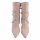 Damen High-Heel Stiefeletten - nude