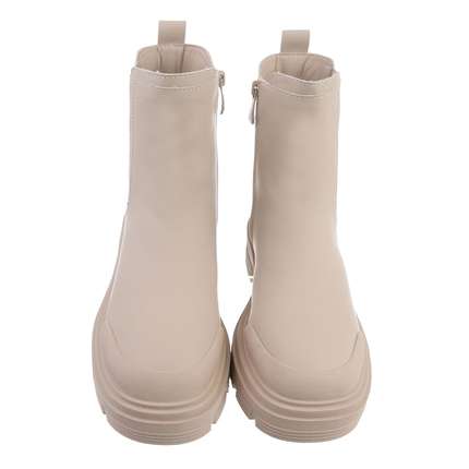 Damen Chelsea Boots - beige