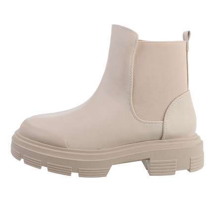 Damen Chelsea Boots - beige