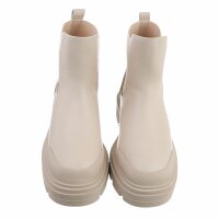 Damen Chelsea Boots - beige