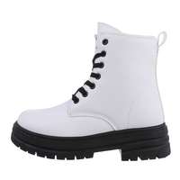 Damen Schnrstiefeletten - white
