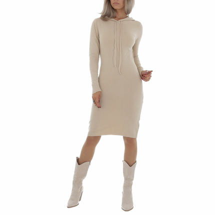 Damen Stretchkleid von GLO STORY - beige