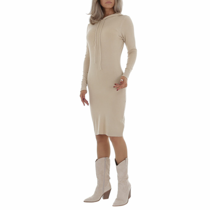 Damen Stretchkleid von GLO STORY - beige