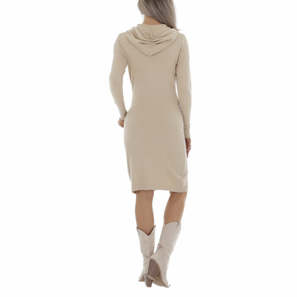 Damen Stretchkleid von GLO STORY - beige