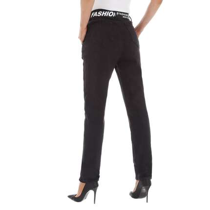 Damen High Waist Jeans von GALLOP - black