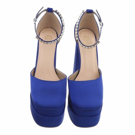 Damen High-Heel Pumps - blue