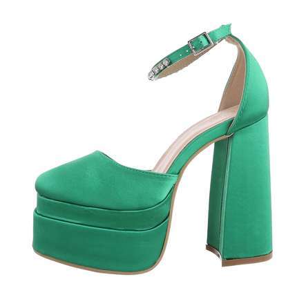 Damen High-Heel Pumps - green Gr. 38