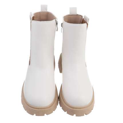 Damen Chelsea Boots - white
