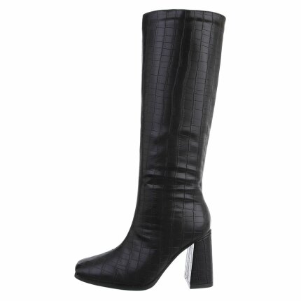 Damen High-Heel Stiefel - black - 12 Paar