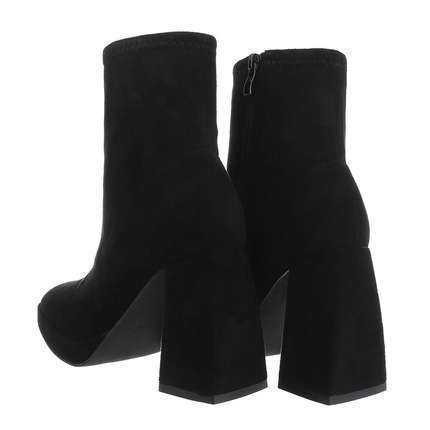 Damen High-Heel Stiefeletten - black