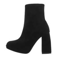 Damen High-Heel Stiefeletten - black