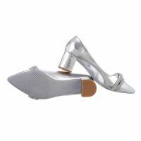 Damen High-Heel Pumps - silver