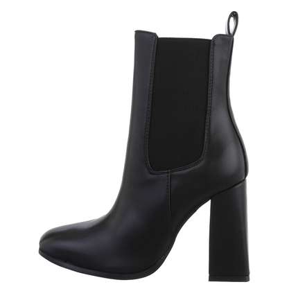 Damen High-Heel Stiefeletten - black