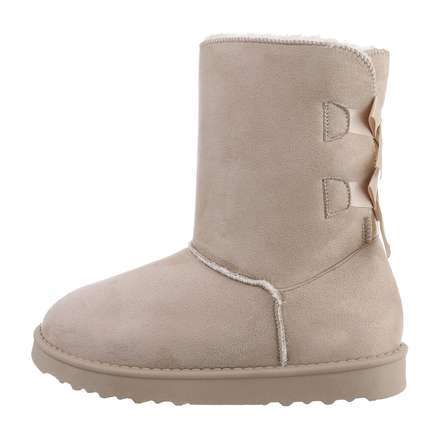 Damen Winterstiefeletten - beige Gr. 37