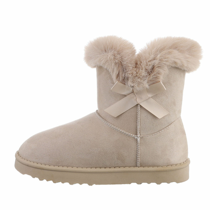 Damen Winterstiefeletten - beige