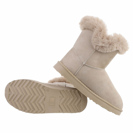 Damen Winterstiefeletten - beige