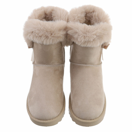 Damen Winterstiefeletten - beige