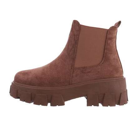 Damen Chelsea Boots - brown Gr. 37