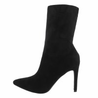 Damen High-Heel Stiefeletten - black