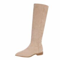 Damen Klassische Stiefel - beige Gr. 41