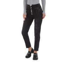 Damen High Waist Jeans von DENIM LIFE - black