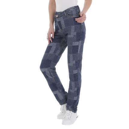 Damen High Waist Jeans von Laulia - blue