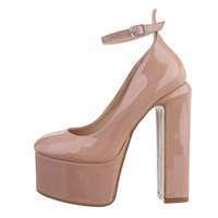 Damen High-Heel Pumps - nude