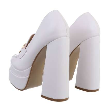 Damen High-Heel Pumps - white