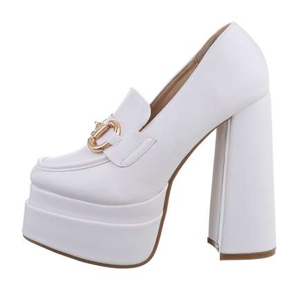 Damen High-Heel Pumps - white Gr. 41