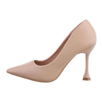 Damen High-Heel Pumps - beige