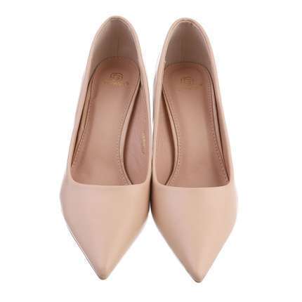 Damen High-Heel Pumps - beige