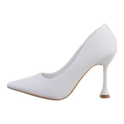 Damen High-Heel Pumps - white Gr. 40