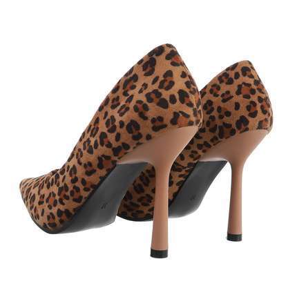 Damen High-Heel Pumps - leopard