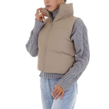 Damen Winterjacke von White ICY - taupe