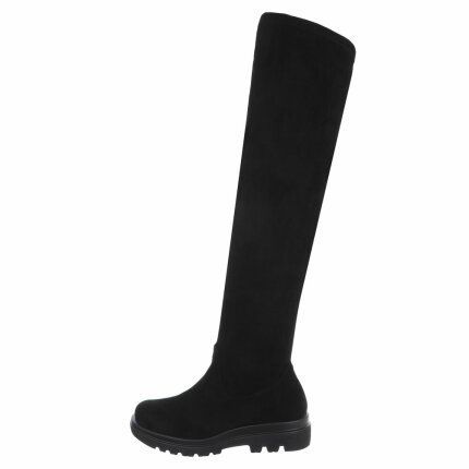 Damen Overknee-Stiefel - black - 12 Paar