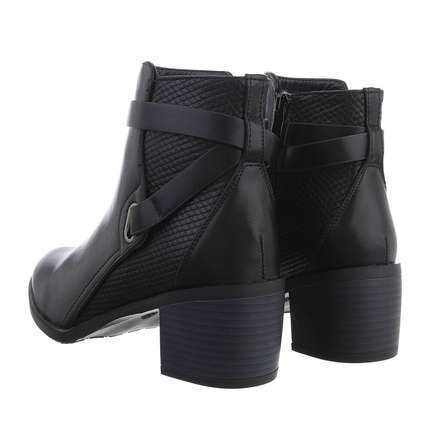 Damen High-Heel Stiefeletten - blackpu