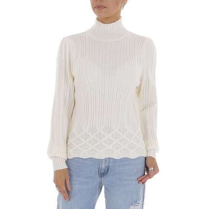 Damen Strickpullover von White ICY Gr. One Size - white