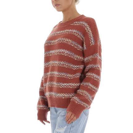 Damen Strickpullover von White ICY Gr. One Size - red