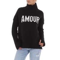 Damen Strickpullover von White ICY Gr. One Size - black