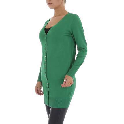 Damen Longpullover von White ICY Gr. One Size - applegreen