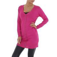 Damen Longpullover von White ICY Gr. One Size - fuschia