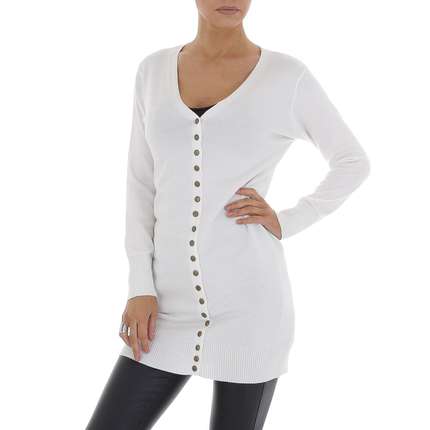 Damen Longpullover von White ICY Gr. One Size - white