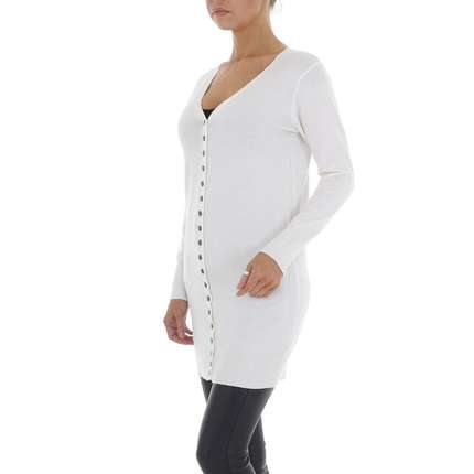 Damen Longpullover von White ICY Gr. One Size - white
