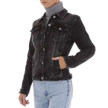Damen Jeansjacke von DENIM LIFE Gr. XL/42 - black