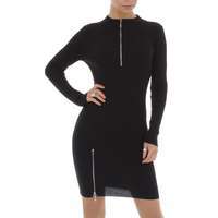 Damen Stretchkleid von White ICY - black